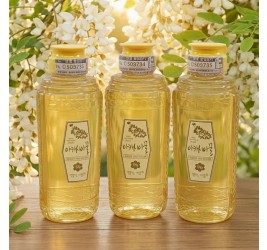 아카시아꿀 500g x 3병 (100%숙성생꿀) 